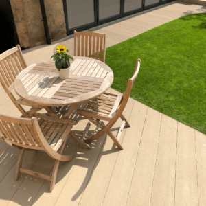 Sunny composite deck