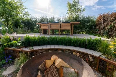 Redux Decking used in a garden - Composite Prime