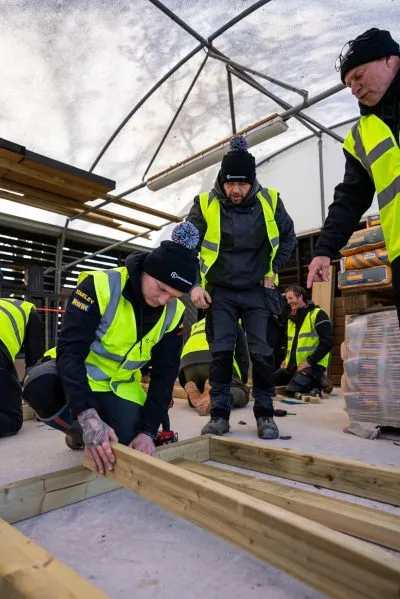 new installers on a composite installation course - Composite Prime