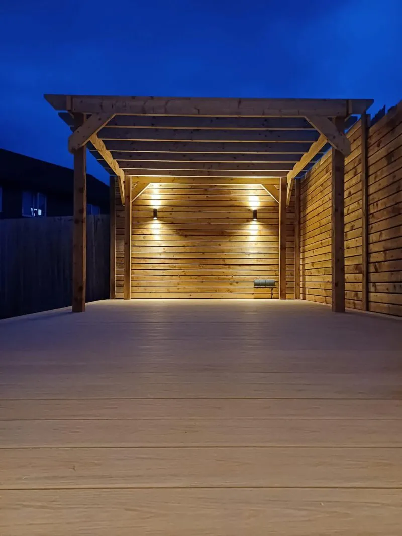 HD Deck Dual decking in natural oak - Composite Prime