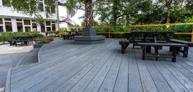 Redux decking in dusk - Composite Prime