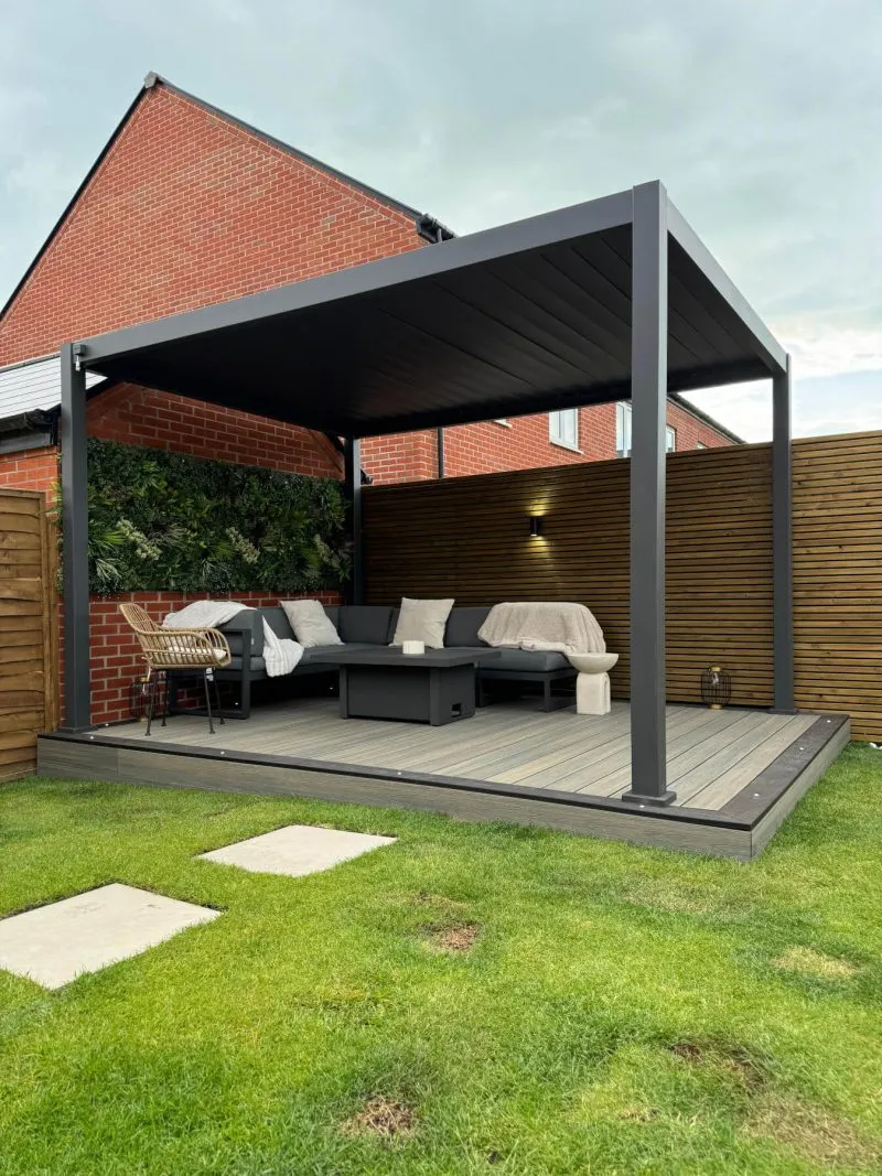 HD Deck Dual decking in carbon antique - Composite Prime